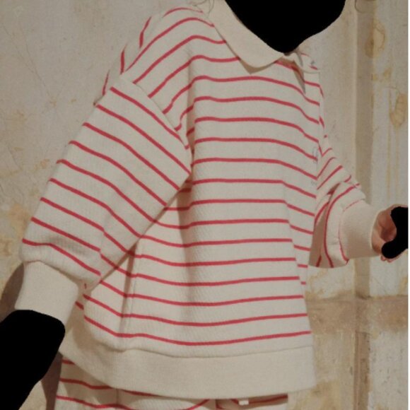 BRAND NEW  Konges Slojd Rosie H-W x Kid's Striped Sweatshirt, - Picture 3 of 4
